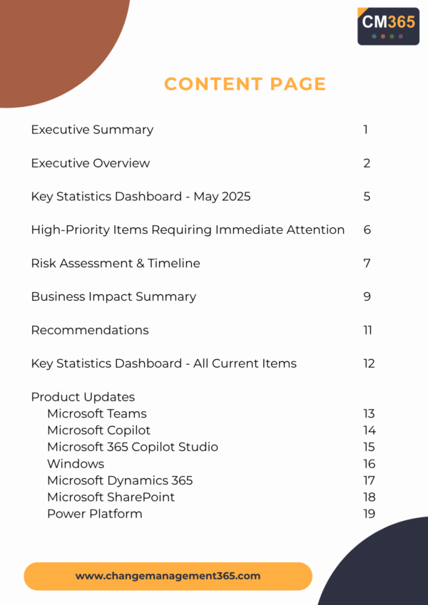 Microsoft 365 Message Center Monthly Report - June 2025 - Image 2