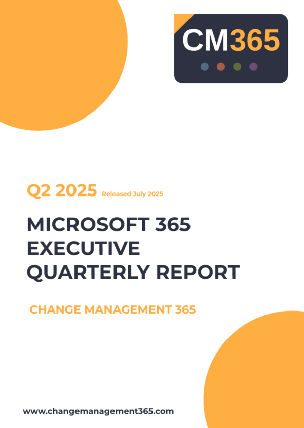 Microsoft 365 Executive Quarterly Report - 2025 Q2